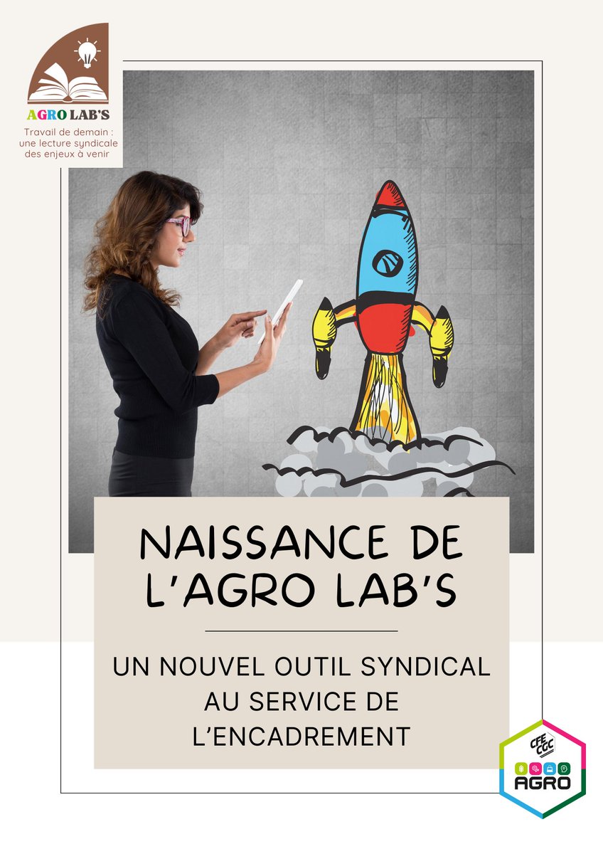 🎉 L’AGRO LAB’S est né !

Un nouveau labo d’idées syndical signé CFE-CGC AGRO, au service de l’#encadrement.

📖 Pour tout savoir 👇🏻calameo.com/read/006445172…