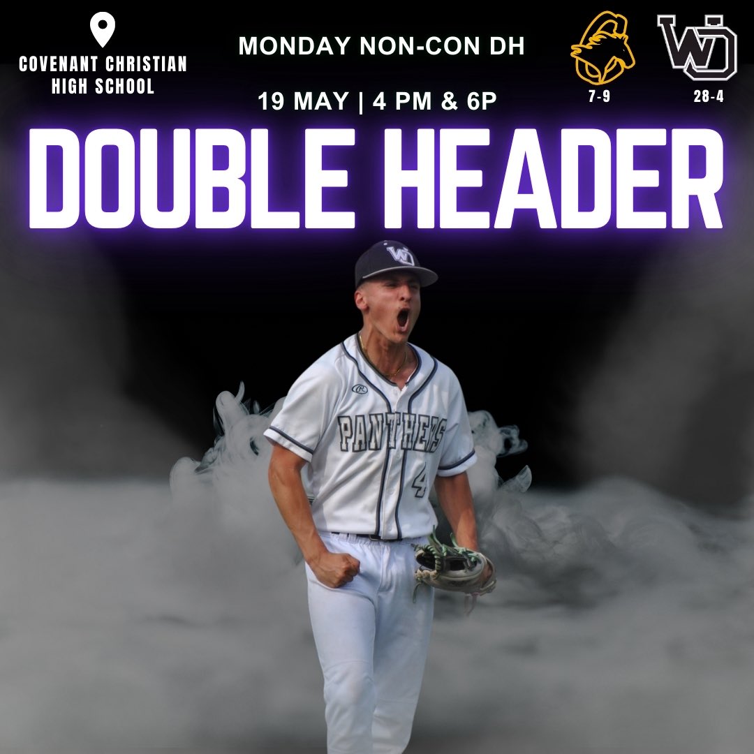 Both West Ottawa Varsity &amp; JV ⚾️ play Doubleheaders today against Covenant Christian.  Varsity will be at home starting at 4:00.  We will be honoring our Seniors and Families for Senior day after the conclusion of game 1.  JV plays away for their Doubleheader at Covenant! 🖤⚾️🤍