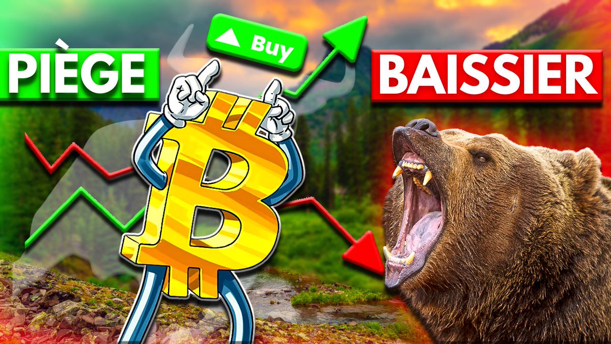 #Bitcoin &amp; #Altcoins Le PIÈGE BAISSIER de début de semaine !!

N’oubliez pas le Gros Like et le Gros Commentaire la team, ça prends 2 petites secondes et ça me donne la force pour vous fournir un max d’analyses professionnelles 🤜🤛

👉 youtu.be/BfNZVAbaiTc?si…