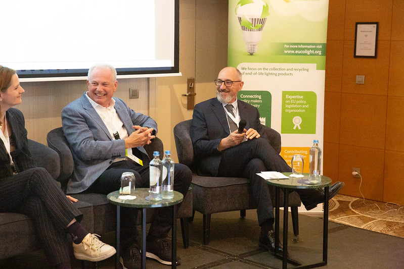 ♻️ At <a href="/EucoLight/">EucoLight</a> 10th Anniversary, our DG <a href="/paolofromfar/">Paolo Falcioni</a> shared the key role of home appliance manufacturers in turning the #WEEE Directive into a true EU circular economy success story. 

With the upcoming revision, it must: 

🔹 Clearly define the obligations of all actors in