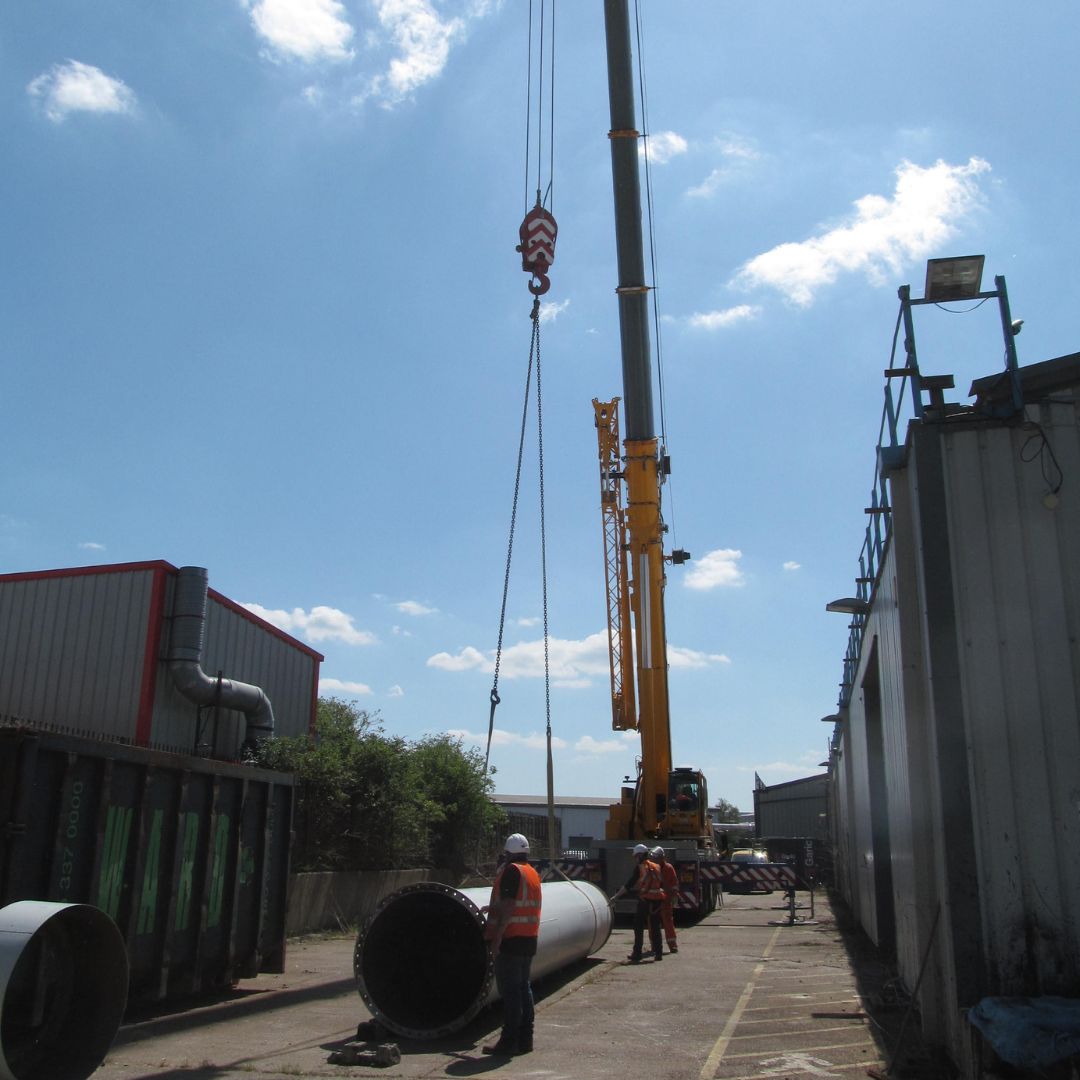 Project Update 📢 Flawless work on-site last week at a redundant factory site, with clear blue skies making ideal conditions for progress. 🏗️🔧

#Cawarden