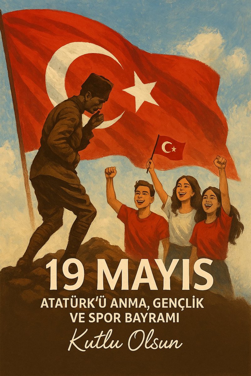 19 Mayıs yalnızca bir tarihin başlangıcı değil; bağımsızlık meşalesinin yakıldığı, umudun yeşerdiği gündür. Atatürk’ün gençliğe armağan ettiği bu anlamlı günde; geçmişimizi onurla, geleceğimizi umutla selamlıyoruz.
19 Mayıs Atatürk’ü Anma, Gençlik ve Spor Bayramı kutlu olsun. 🇹🇷