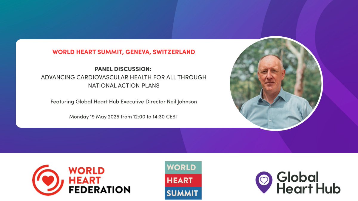 Global Heart Hub (@globalhearthub) on Twitter photo 🚨 Cardiovascular disease kills 20.5 million people each year. There is a critical need for dedicated CV health action plans as strategic frameworks to guide national efforts in preventing and managing cardiovascular disease.
📣 Join the <a href="/worldheartfed/">World Heart Federation</a> Heart Federation for a 🚨 Cardiovascular disease kills 20.5 million people each year. There is a critical need for dedicated CV health action plans as strategic frameworks to guide national efforts in preventing and managing cardiovascular disease.
📣 Join the <a href="/worldheartfed/">World Heart Federation</a> Heart Federation for a