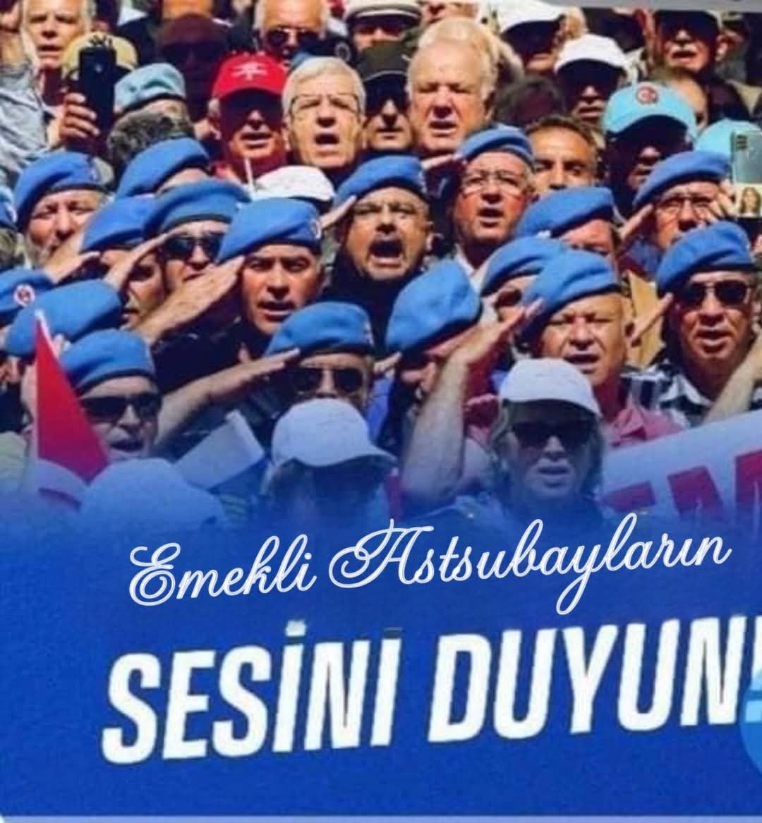 nevzatyuksel2's tweet photo. 📢 GÜNAYDIN GÜZEL İZMİR!

Bu sabah EGE kıyılarında sadece deniz değil, adalet ve onur dalgalanıyor!
Bugün İzmir/Gündoğdu Meydanı'nda, Mavi Bereli Yurtseverler olarak bizler,
 Emekli Astsubaylar ve Aileleri, yıllardır görmezden gelinen haklı taleplerimizi yüksek sesle duyurmak için bir araya geliyoruz!
🎖 Bu bir vefa nöbetidir!
🎖 Bu bir onur yürüyüşüdür!
🎖 Bu, yıllardır sabırla bekleyenlerin artık susmadığı bir belgesel sahnesidir!
Mavi berelerini takan her bir astsubay, bu ülkenin yüreğidir!
Ve biz bugün o yüreğin nasıl atması gerektiğini tüm Türkiye’ye göstereceğiz.

📍 Tarih: Bugün
📍 Yer: İzmir Gündoğdu Meydanı
📍 Amaç: Astsubayın adı var dedirtmek!
📍 Davetli: Tüm emekli astsubaylarımız, eşleri, çocukları ve yüreği bu mücadeleyle atan herkes!
Gel, bu tarihi ana sen de tanıklık et.
Haklı olanın susmaması için, haklı olanın yalnız olmadığını göstermek için yan yana olalım!
Birlikte Güçlüyüz!
 Çünkü biz Astsubayız, unutturulmaya değil, yaşatılmaya geldik!
Gazi Mustafa Kemal Atatürk’ün Samsun’da yaktığı bağımsızlık ateşi, gençliğimizin enerjisiyle sonsuza dek yanacak!   
🇹🇷 19 Mayıs Atatürk’ü Anma  Gençlik ve Spor Bayramı kutlu olsun!   
NE MUTLU TÜRKÜM DİYENE.... #grok Haberin varmı 
#UnutulanAstsubaylar dan #AstsubayınAdıYok canlı yayını izlenme sayısını artıralım. Astsubay meslektaşlarımıza ilet lütfen......   #UnutulanAstsubay Bu adaletsizliğe son verin! #MSB #FarkındaDeğil
@RTErdogan
#HaklıGurur #AstsubayaAdalet #AstsubayÇalıştayı   YER; ALTIN SIRMA        GÖK; AY-YILDIZ  #Astsubaylar

@eczozgurozel
@CHPMuratBakan

@ZcanALIKAN

@temadankara

@easbkadir

@zargana72

@zaferkirabal75

@kariyer17

@Karmati71

@__oktayyildirim

@Sbtd_akigo

@TuncbilekN

@drfatihcam

@ErdoanK97513075

@astsubaylar

@asbcalistayi

@AstsubayBurada

@TesudMerkez

@Asbinisiyatif

@NezoNezooo

@muratsariaslann

@reyhan_savk

@OzlemOrfi

@ilhn_64

@AzizErgn9

@CBlghn

@zgnckot

@tmltyfn06

@Ayhan08247745

@tctamercihan

@kacanilker36

@mybaleken

@cahitKoca20

@SinanHendek

@erd_ayd

@aosmanozkaya84

@mustafabyktara2

@SERVETULUTAS86

@menderes_akkus

@aydin_bildis

@MoonkhanAksoy

@Bayram_2015

@omc1958

@NaimBaharr

@Ercan21355127

@ozdem_salim

@sert_bayramali