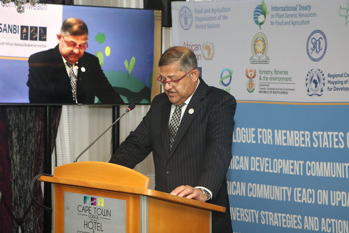 <a href="/SADC_News/">SADC Secretariat</a> <a href="/faosfsafrica/">FAO Subregional Office for Southern Africa</a> <a href="/_AfricanUnion/">African Union</a> <a href="/SANBI_ZA/">SA Biodiversity</a> <a href="/UNEP/">UN Environment Programme</a> “RSA welcomes the support from GEF 7 &amp; 8 in supporting the revision of NBSAPs and national reports. When we invest in biodiversity, we invest in water security, food security, climate resilience, and sustainable livelihoods. We invest in the foundation of human welfare”- DM Singh