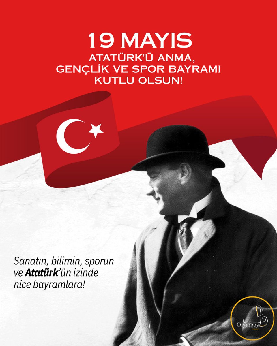 19 Mayıs Atatürk'ü Anma Gençlik ve Spor Bayramımız Kutlu Olsun! Açtığın yolda, gösterdiğin hedefe bilimle yürüyoruz! #19MAYIS #Atatürk