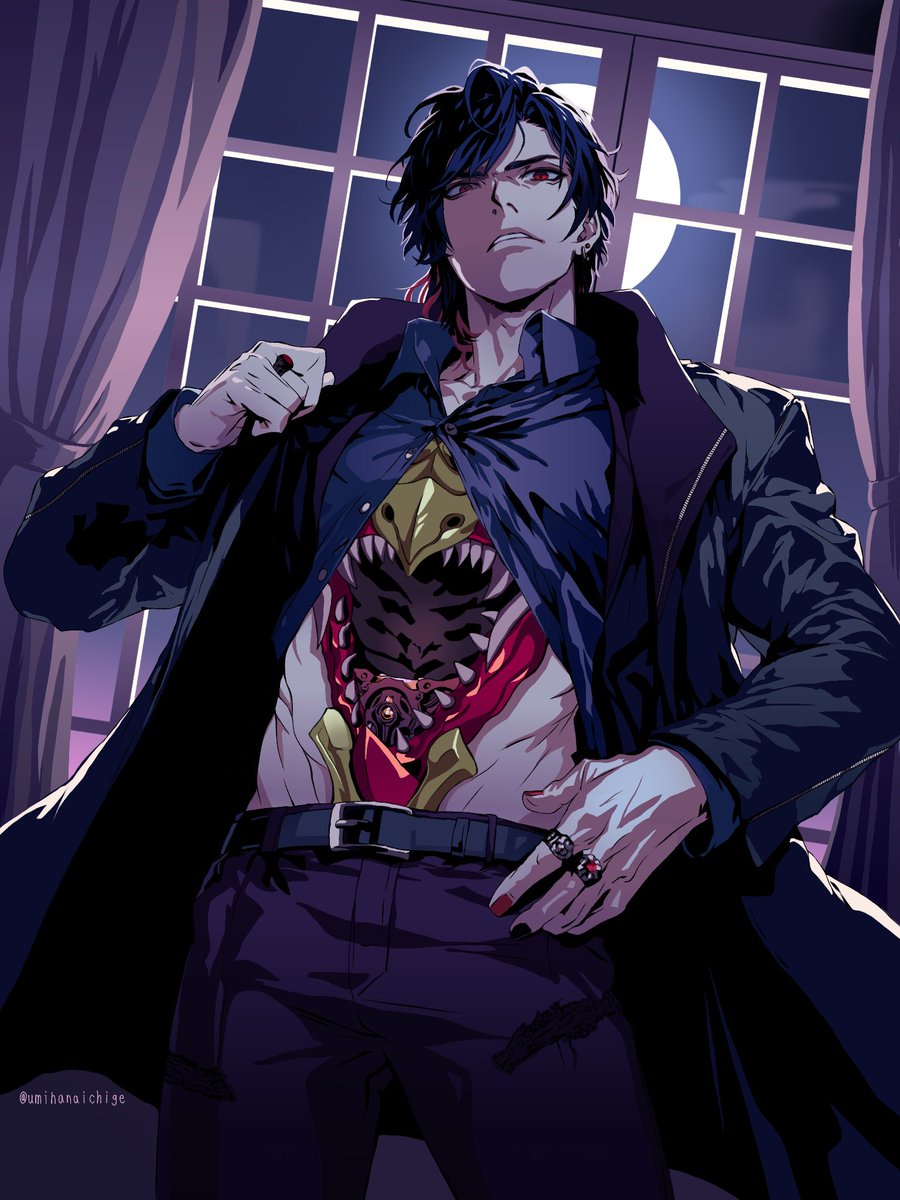 人間態のお腹にもあの口があるってことなんだよね……😳