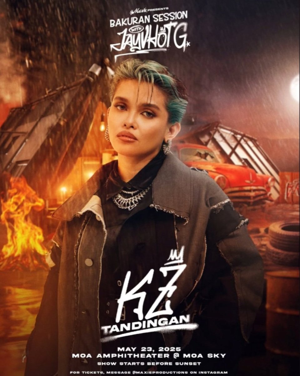 Asia's Soul Supreme, KZ Tandingan on Bakuran Session with Jayvhot G! WOW! 

Get your tickets now! 
DM @/maxieproductions on IG ✨️💜