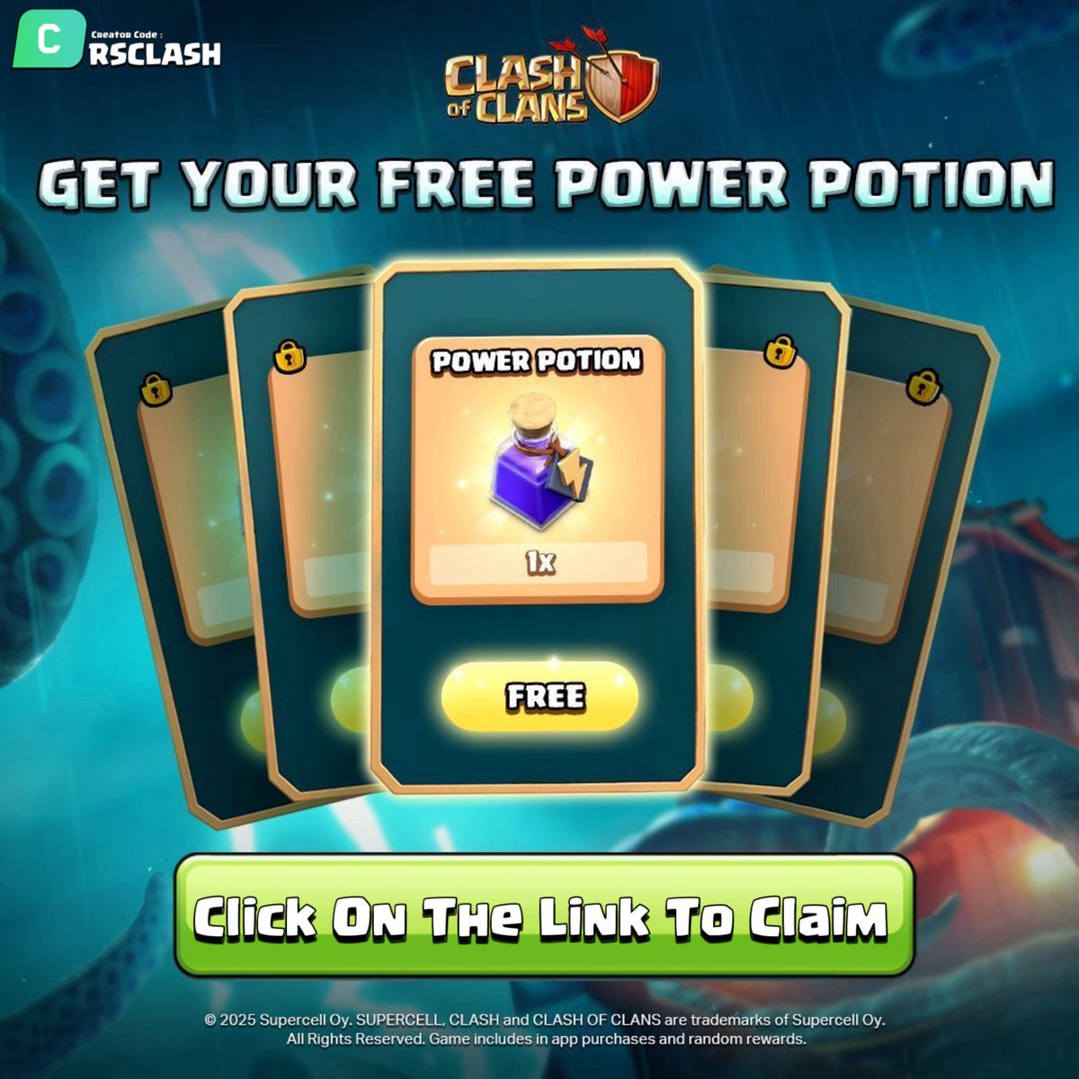 Get Your Power Potion Now! - Click Here to Claim - store.supercell.com/en?boost=RSCLA…

#Clashofclans
