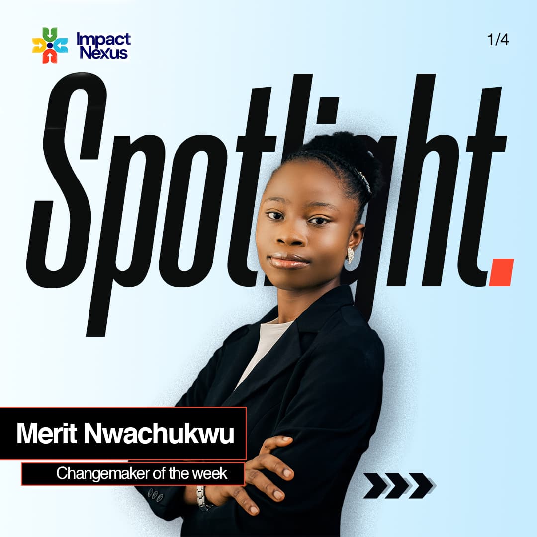 impactnexus01's tweet photo. 🌟 Changemaker of the Week: Merit Nwachukwu!
Her passion and impact are truly inspiring. Follow her journey and witness change in action! @MeritNwachukwu1
#ImpactNexus #ChangemakerOfTheWeek #YouthImpact https://t.co/gVZbiNlGiD