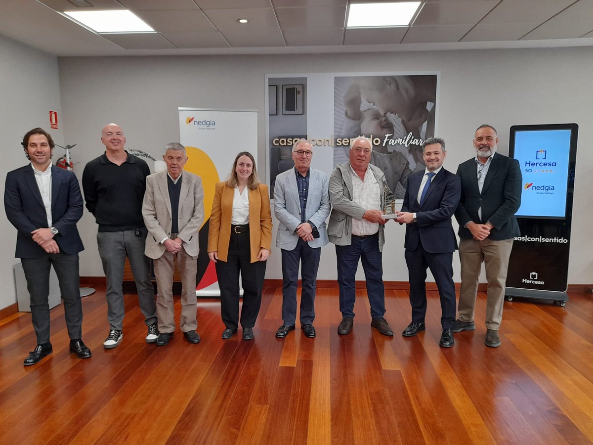 En Hercesa celebramos con orgullo el reconocimiento recibido por parte de <a href="/Naturgy/">Naturgy</a>, a través de su distribuidora de gas <a href="/nedgia/">Nedgia</a>, tras medio siglo de trabajo conjunto implantando soluciones energéticas eficientes en nuestras promociones.