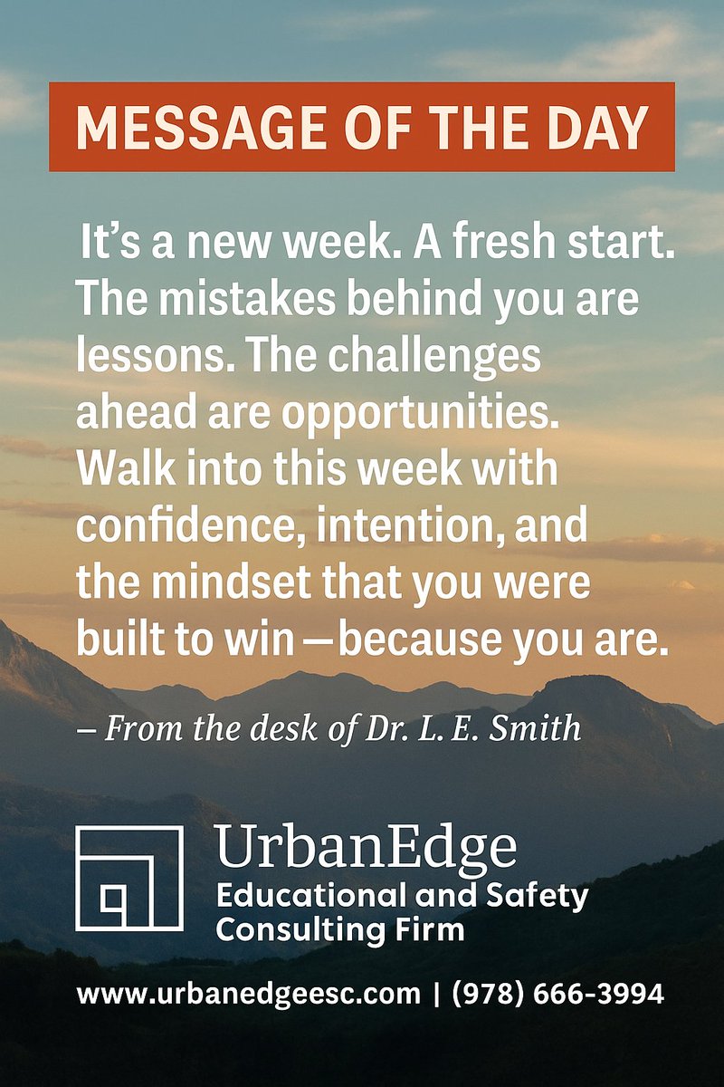 Urbanedge Educational and Safety Consulting Firm (@urbanedgeescllc) on Twitter photo 