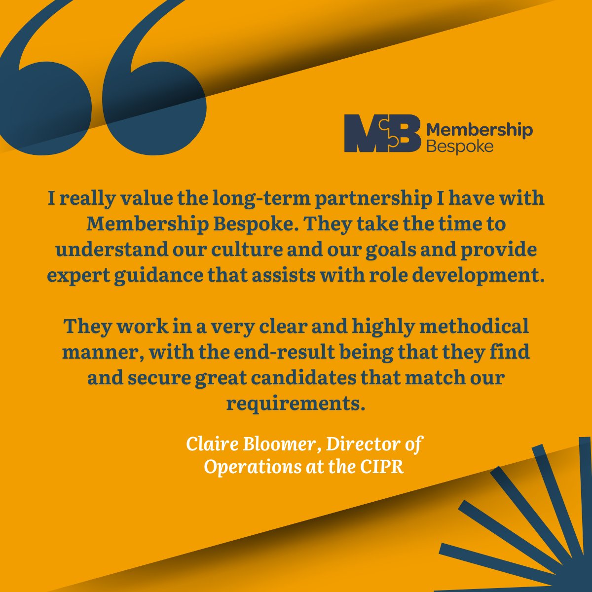 #MondayMotivation 💪Hearing from our clients and candidates in the #membershipsector kickstarts our week! Your feedback helps us grow, and we're grateful for every comment. 🌟
Let us know if we can help you further bit.ly/44Ju9vC
#recruitment #international #UKwide