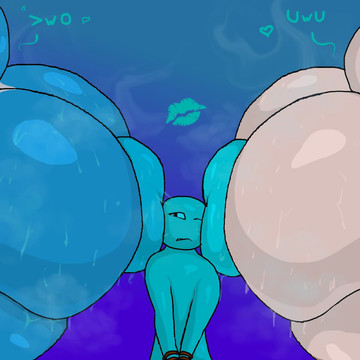 Imagine your stuck between two fat sweaty smelly donuts, better thing of something to do before we just smash you between our fat asses for hours~

<a href="/rosewassniped/">Rosey 🔞</a> as the other thick butt~