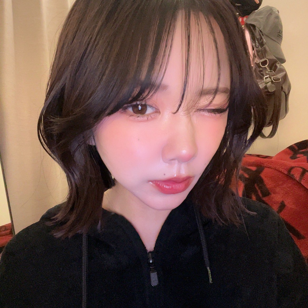 くるくるに巻いた