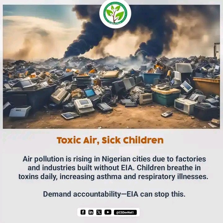 PeterM94037's tweet photo. Environmental impact assessment recommend measures to reduce or eliminate air pollution, such as using cleaner fuels, implementing emission controls, or relocating pollution sources to less densely populated areas.

#act4greennigeria
#WhatHasChanged https://t.co/SdlZPhXkp6