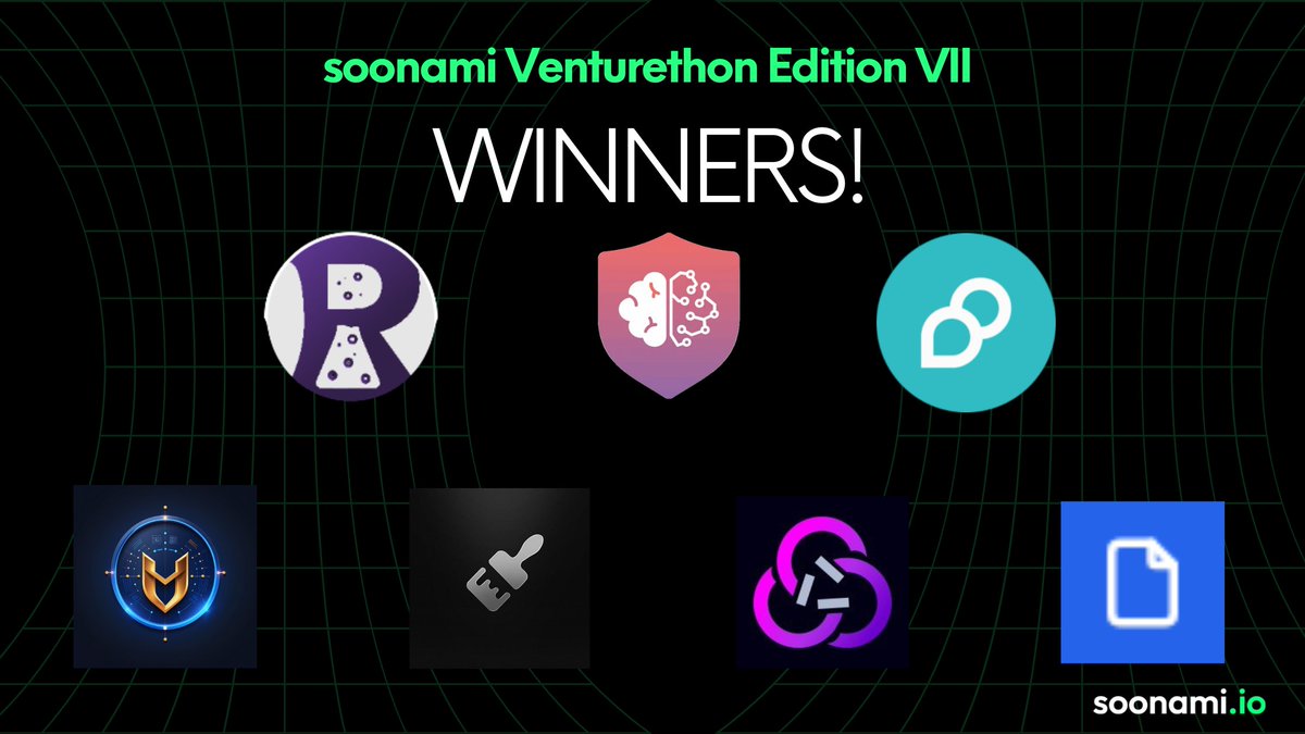 📢 New Blog Post Alert!

🎉 We've been overwhelmed by the incredible response to our winners' announcement, and many of you asked to learn more about these projects.

Our latest blog post covers all this and much more: soonami.io/post/soonami-v…

🔍 Here's a closer look at the teams