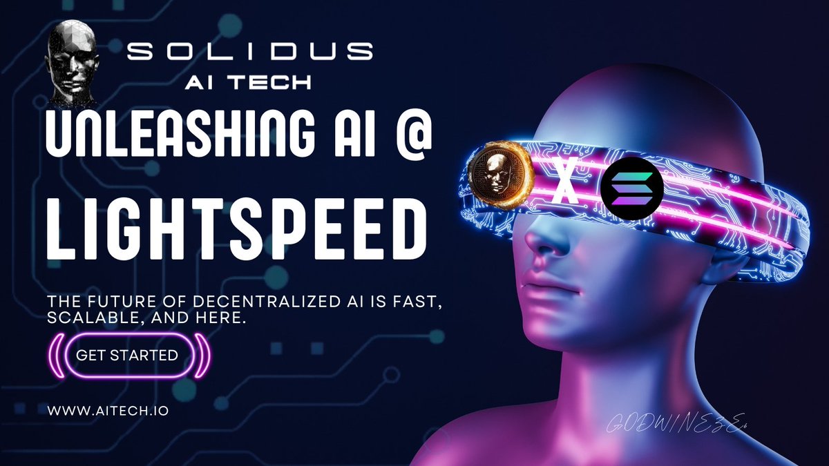 GodwinEze6's tweet photo. $AITECH Integrates Solana: Fast-Tracking Decentralized AI

 @AITECHio  just made a game-changing move: it has officially integrated with Solana one of the fastest, most scalable blockchains in the Web3 space. For those of us deep into Social Mining and decentralized tech, this is not just a technical upgrade it’s a milestone for the entire AI and HPC ecosystem.

Why Solana?
 It delivers blazing-fast transactions (up to 65,000 TPS) and negligible fees. This matters when you're deploying decentralized AI agents or handling massive HPC workloads. $AITECH is now positioned to execute more efficiently, serve more users, and unlock true scalability—without breaking the bank.

What It Means for Users and Developers 

Developers can build smarter, faster AI tools.

Users experience lightning-speed dApps with real-time inference.

$AITECH becomes even more affordable and accessible for global communities.

AI services powered by Solidus now become part of Solana’s vast ecosystem—meaning better synergy, cross-project utility, and wider exposure.

What’s ahead?

Stronger token use cases

More partnerships with Solana-native dApps

An easy on-ramp for new devs joining the decentralized AI space

A launchpad for broader multi-chain deployments
The integration also paves the way for $AITECH to lead the DeAI movement—where AI isn't just smart, but also sovereign and scalable.

As a proud Social Miner in @TheDAOLabs  Solidus HUB, this upgrade excites me. It’s not just about technology; it’s about expanding access, increasing adoption, and showing the world how AI + Blockchain should work—fast, fair, and decentralized.
Source: https://t.co/YmvCT7Gjq3

Read my full write-up:
Binance Square: https://t.co/vBLYwWdx4h
CMC: https://t.co/RCB32d3e67
inkdbn: https://t.co/VgAEpiFZCO
#AITECH #Solana #DeAI #HPC #SocialMining @AITECHio @solana @TheDAOLabs