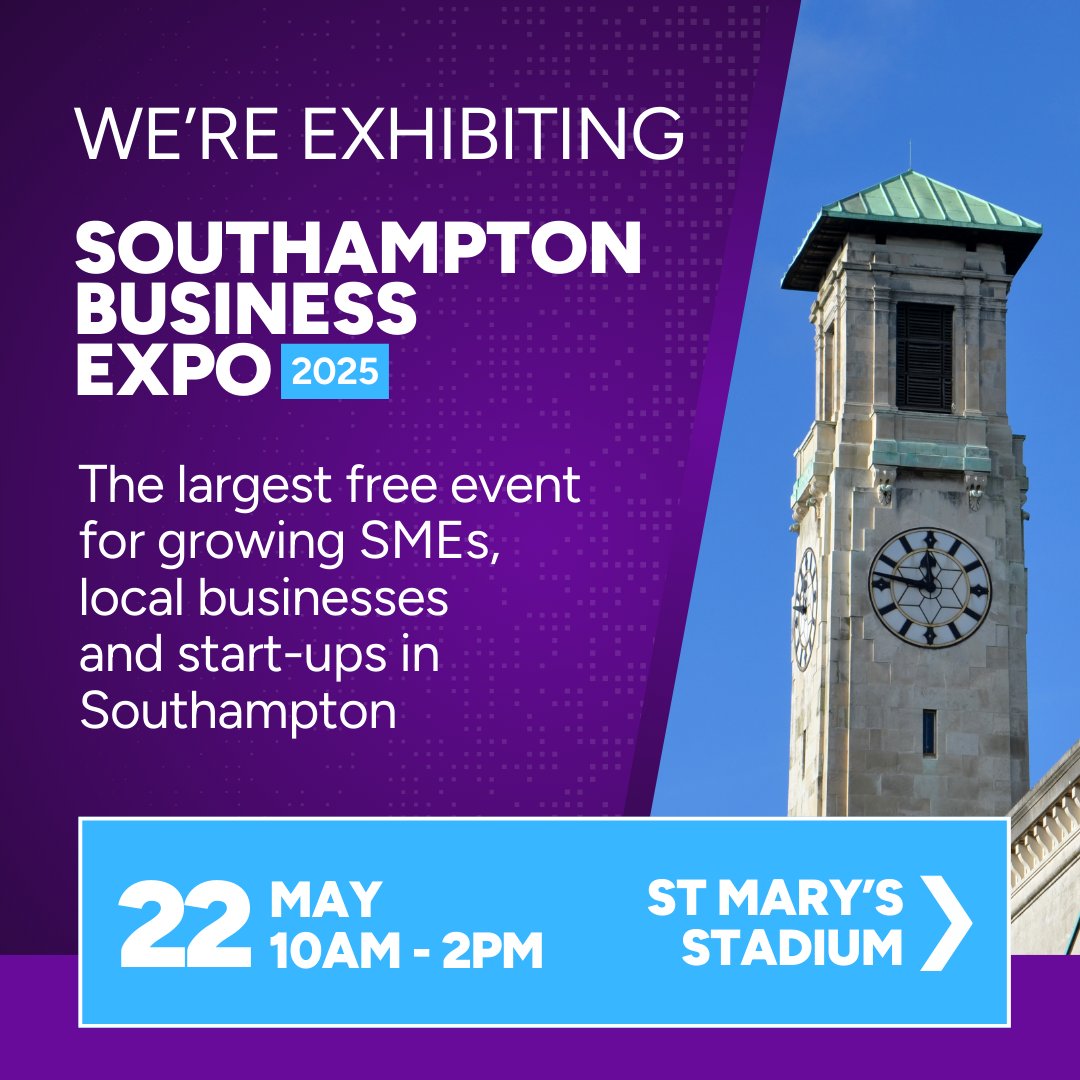TailorMadeTech's tweet image. We are exhibiting at the Southampton Business Expo tomorrow. Come and join Miles and Brandon on stand 8 to find out how TMT can help with your technology requirements!

b2bexpos.co.uk/event/southamp…

#Expo #Networking #Technology