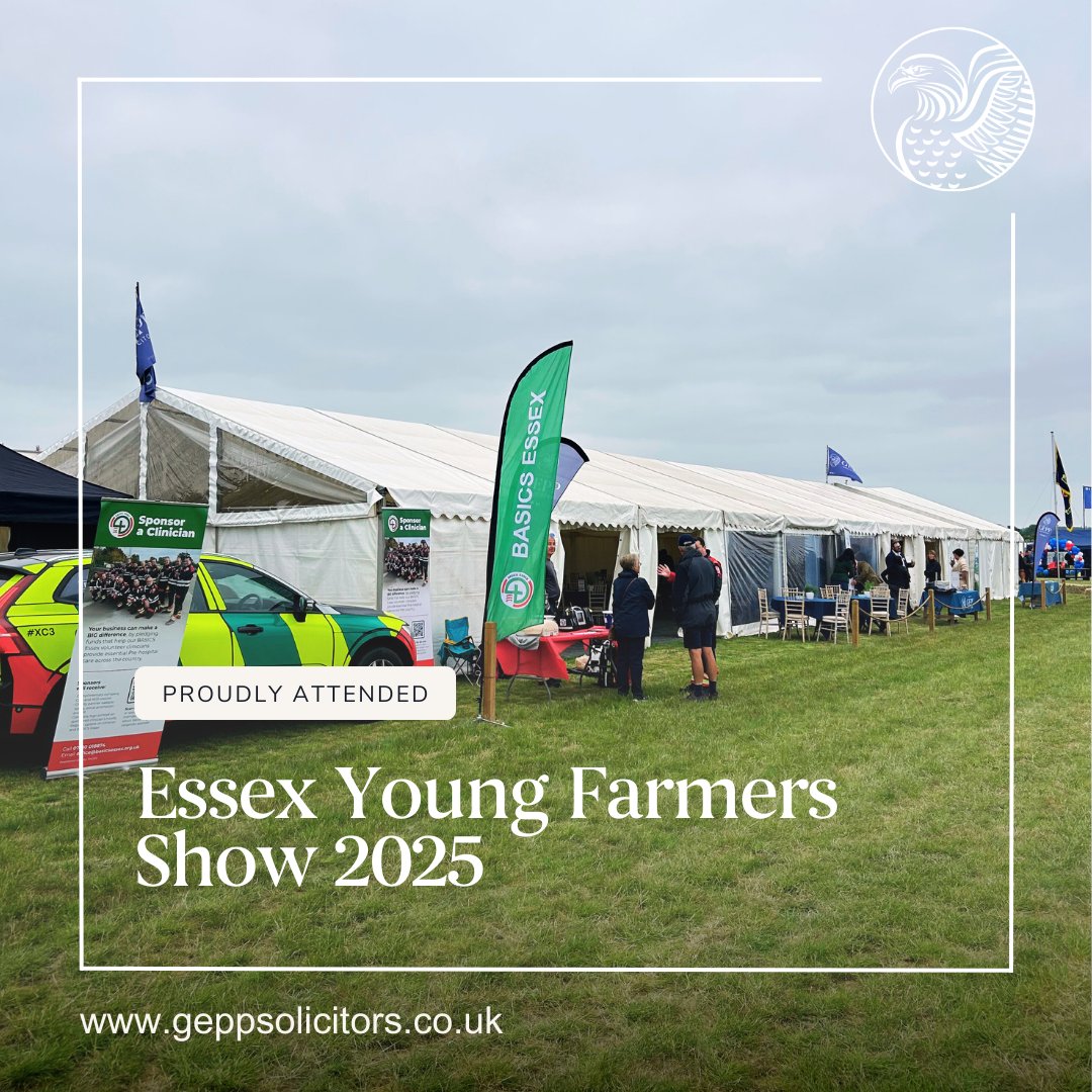 geppsolicitors's tweet image. It was an absolute pleasure to support the Essex Young Farmers Show 2025 yesterday along with our friends at the CLA and Essex Agricultural Society, The Ark Centre, and BASICS Essex.
#EssexYoungFarmersShow #FarmingCommunity #EssexSolicitors  #ChelmsfordEvents #AgriculturalLaw