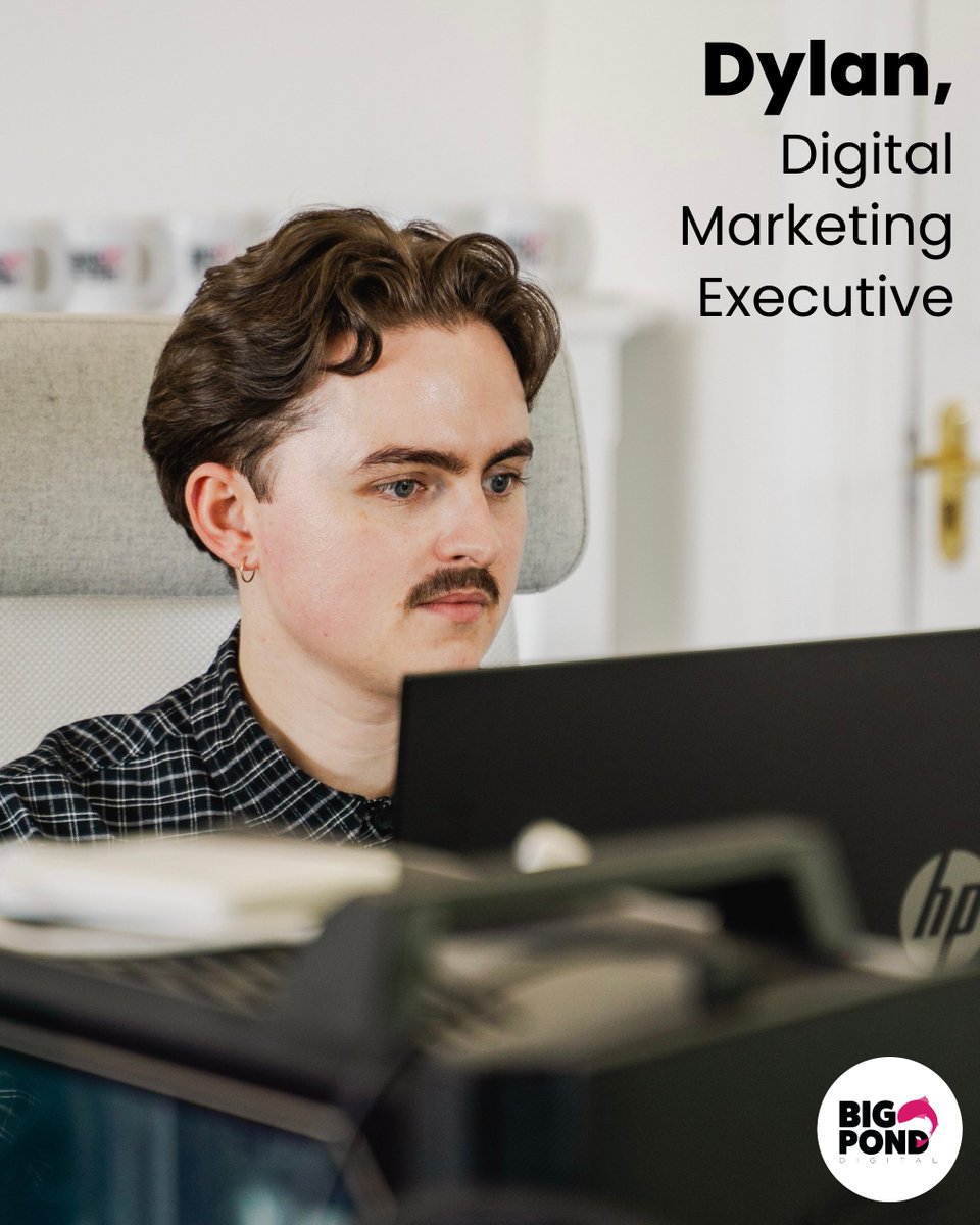 Ever wondered who's behind our socials? Dylan joined Big Pond in 2020 &amp; has managed the profiles ever since.
Go to bigponddigital.co.uk/aboutus to find out more about our agency.

#SEO #DigitalMarketing #Ayrshire #Scotland