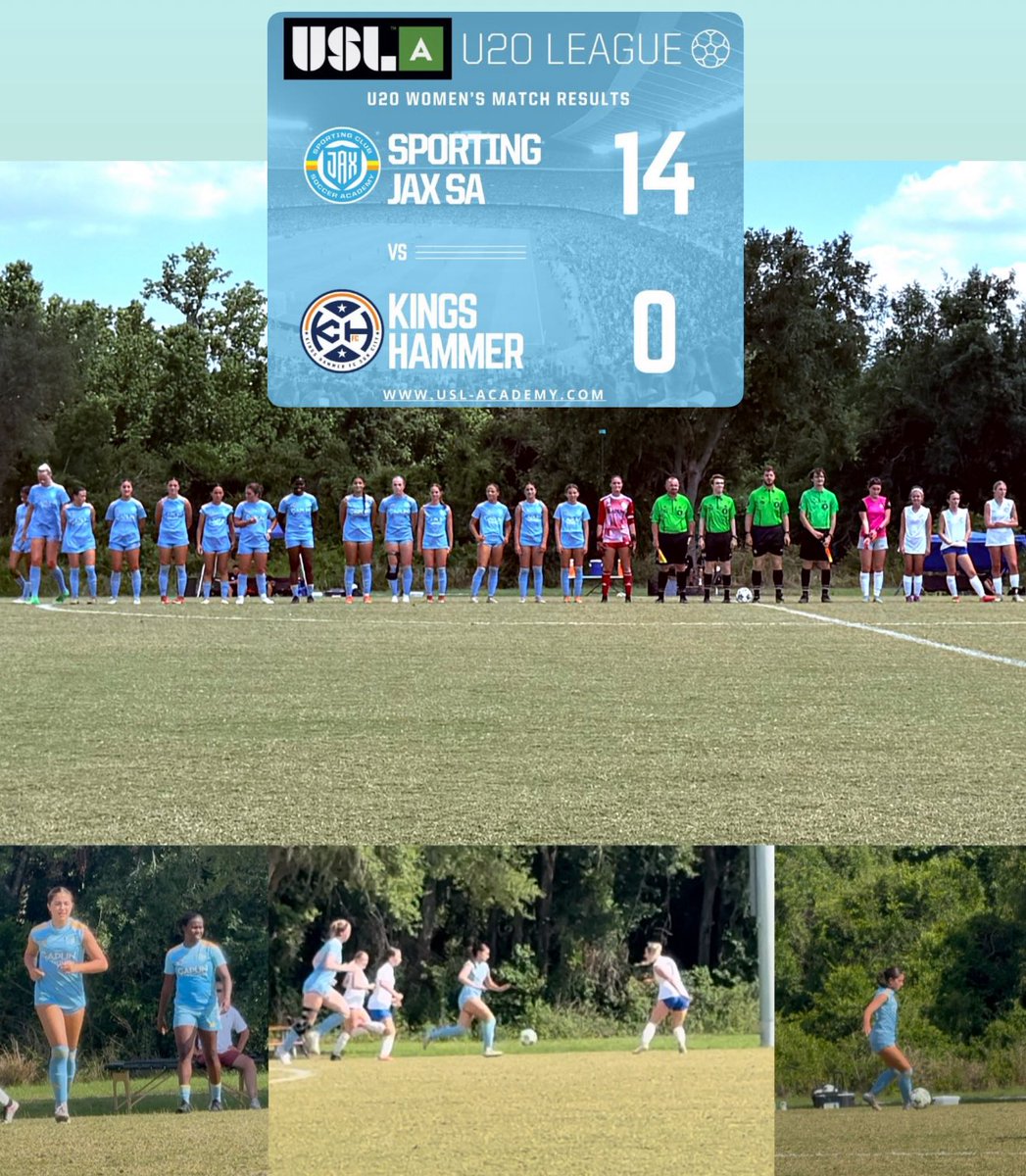 AvaAguayo's tweet image. Big moment repping @SportingJaxSa USLW Academy U20 vs Kings Hammer this past weekend! Grateful to battle alongside 
 top talent in the league! 
#SportingJAX #USLW #WomensSoccer #NextGen #LevelUp @ImYouthSoccer @PrepSoccer @TopDrawerSoccer @USLWLeague @sporting_jax