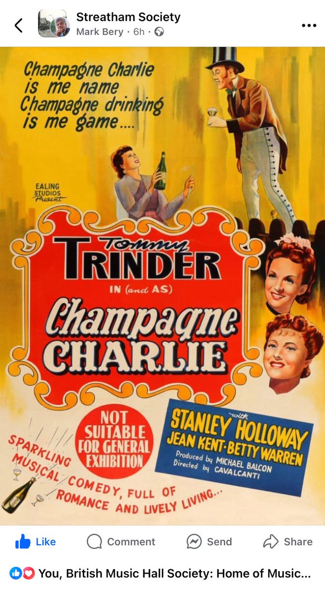 Martin (@martinc93414706) on Twitter photo If reopened as a theatre the <a href="/StreathamHillT/">The Friends of Streatham Hill Theatre</a> could be so much more. A tea & biscuits/cake matinee film showing for local OAPS at a bargain price of this starring Tommy Trinder who lived in Streatham. Deadline for objections 22/5. Email planning@lambeth.gov.uk If reopened as a theatre the <a href="/StreathamHillT/">The Friends of Streatham Hill Theatre</a> could be so much more. A tea & biscuits/cake matinee film showing for local OAPS at a bargain price of this starring Tommy Trinder who lived in Streatham. Deadline for objections 22/5. Email planning@lambeth.gov.uk