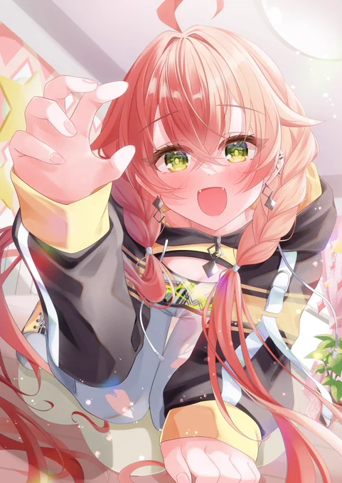 「がお〜。ねぇ遊んで〜?」#獅子どろーいんぐ 