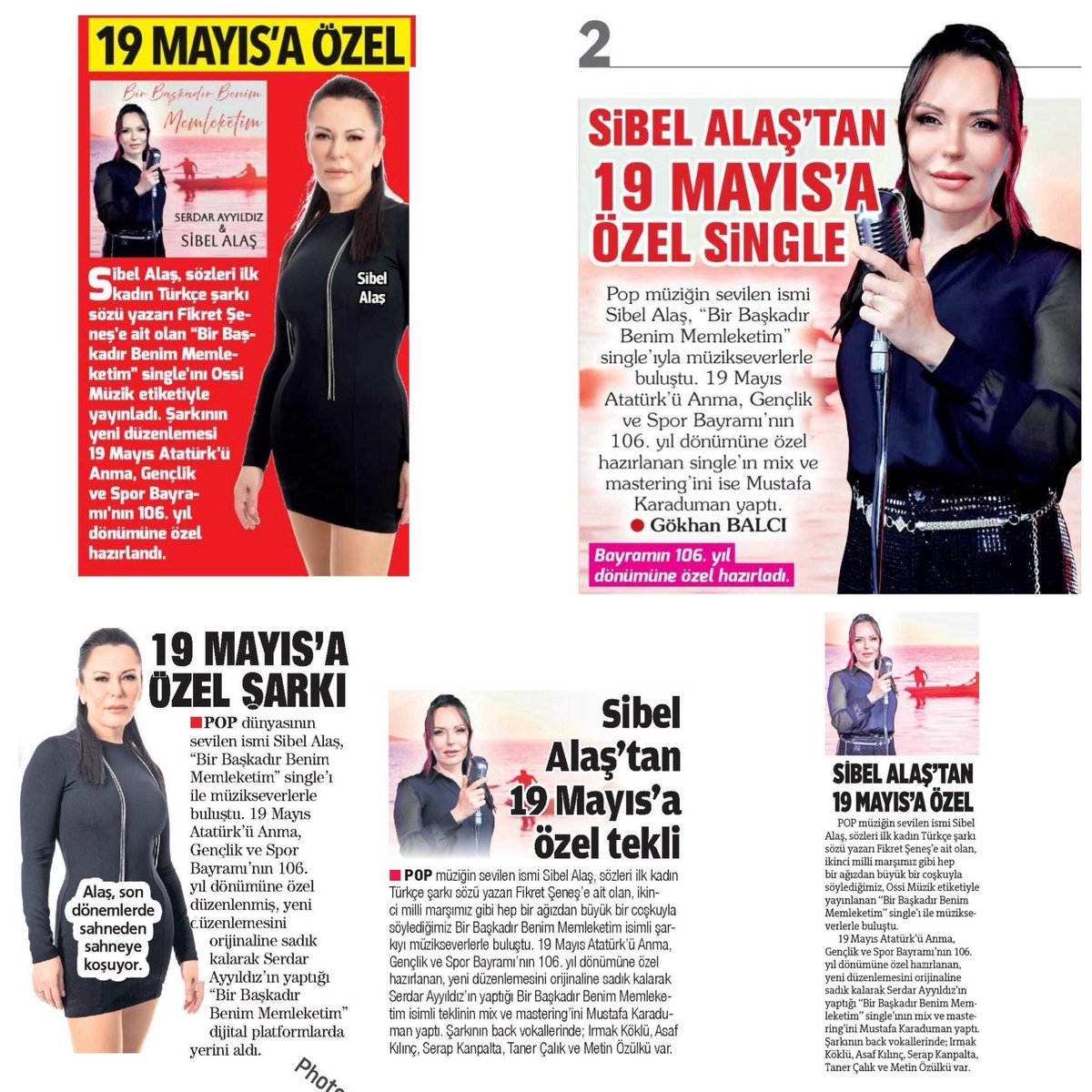 Ossi Müzik etiketiyle yayınlanan Serdar Ayyıldız &amp; Sibel Alaş “Bir Başkadır Benim Memleketim” 19 Mayıs Atatürk’ü Anma Gençlik ve Spor Bayramı 106. Yıl Özel🇹🇷 ￼ ￼ ￼
#hürriyet #kelebek #korkusuz #takvim
#yeniasir #yenibirlik <a href="/Ossimuzik/">Ossi Müzik</a> <a href="/Erenhakan/">Hakan Eren</a> <a href="/gamzekb/">Gamze Karaman Bostan</a> <a href="/AliBostann/">Ali Bostan</a>