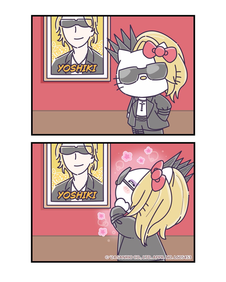 yoshikitty's tweet photo. yoshikitty is totally smitten with YOSHIKI 💘

Vote here 👇
https://t.co/OpppEM7eSS

@YoshikiOfficial @sanrio_ranking #SanrioCharacterRanking
 #yoshikitty #YOSHIKI  #TeamYoshikitty https://t.co/Xmj5m88WnX