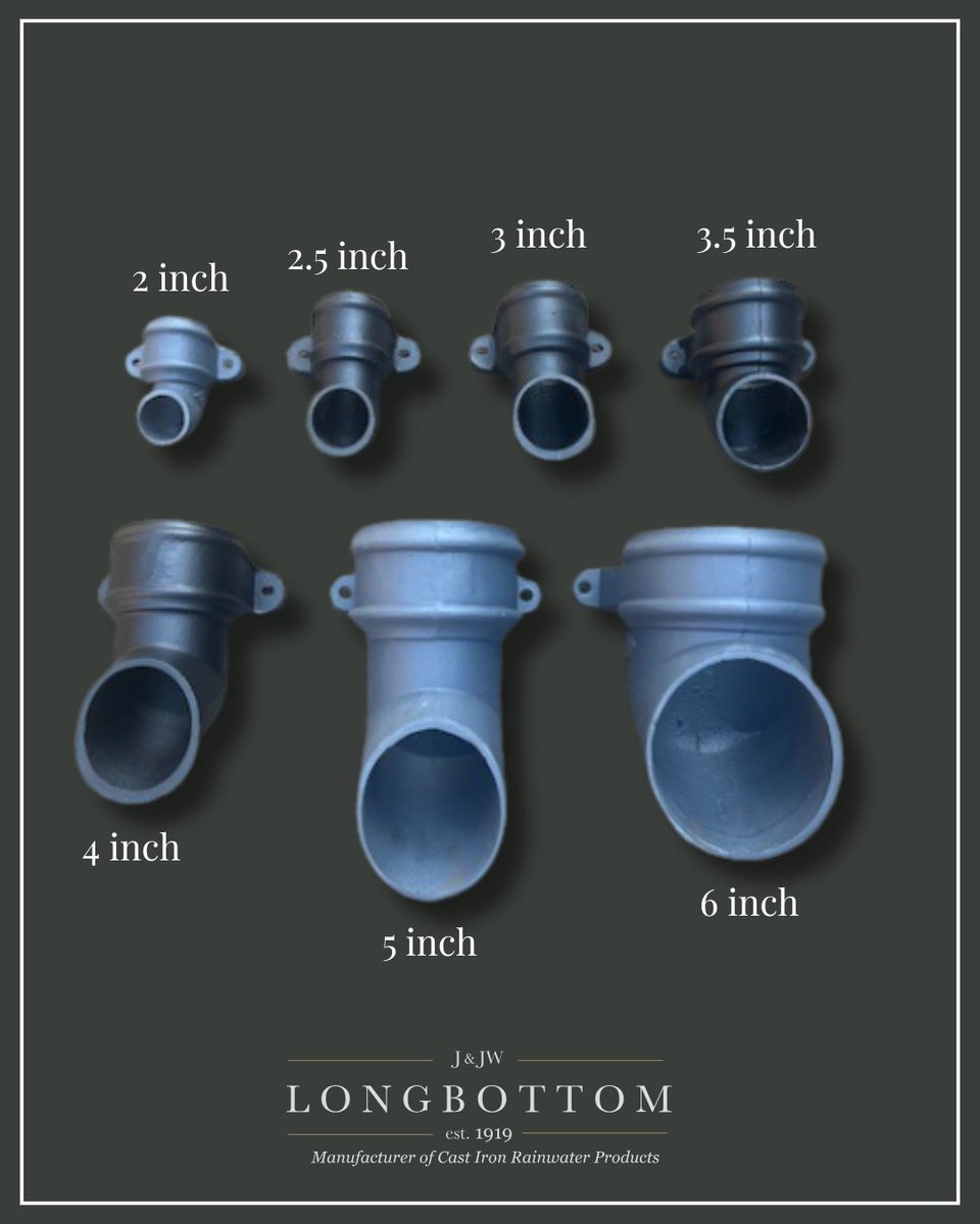 Did you know a shoe is the perfect fit for a downpipe? 

If your pipe doesn’t drain underground, a shoe directs water into a gully - protecting your property.

We offer the widest range of cast iron shoes (2"–6") in round, square &amp; anti-splash styles.

longbottomfoundry.co.uk/shoe-fittings/