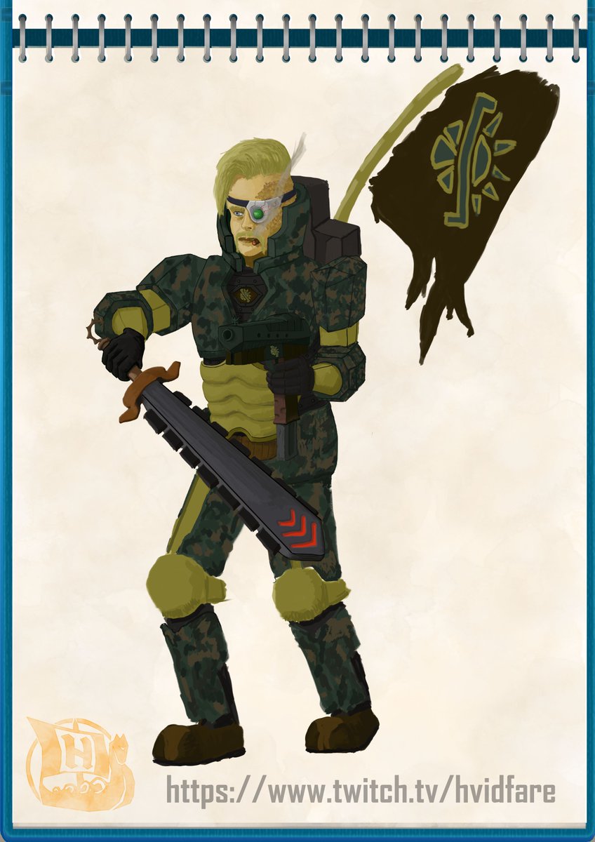 hvidfare's tweet photo. WIP
Grinding away on the sci-fi warrior. 
Still plenty to fix. 

#rpg #scifi #scifiart #digitalart https://t.co/gpKWMfPTHW