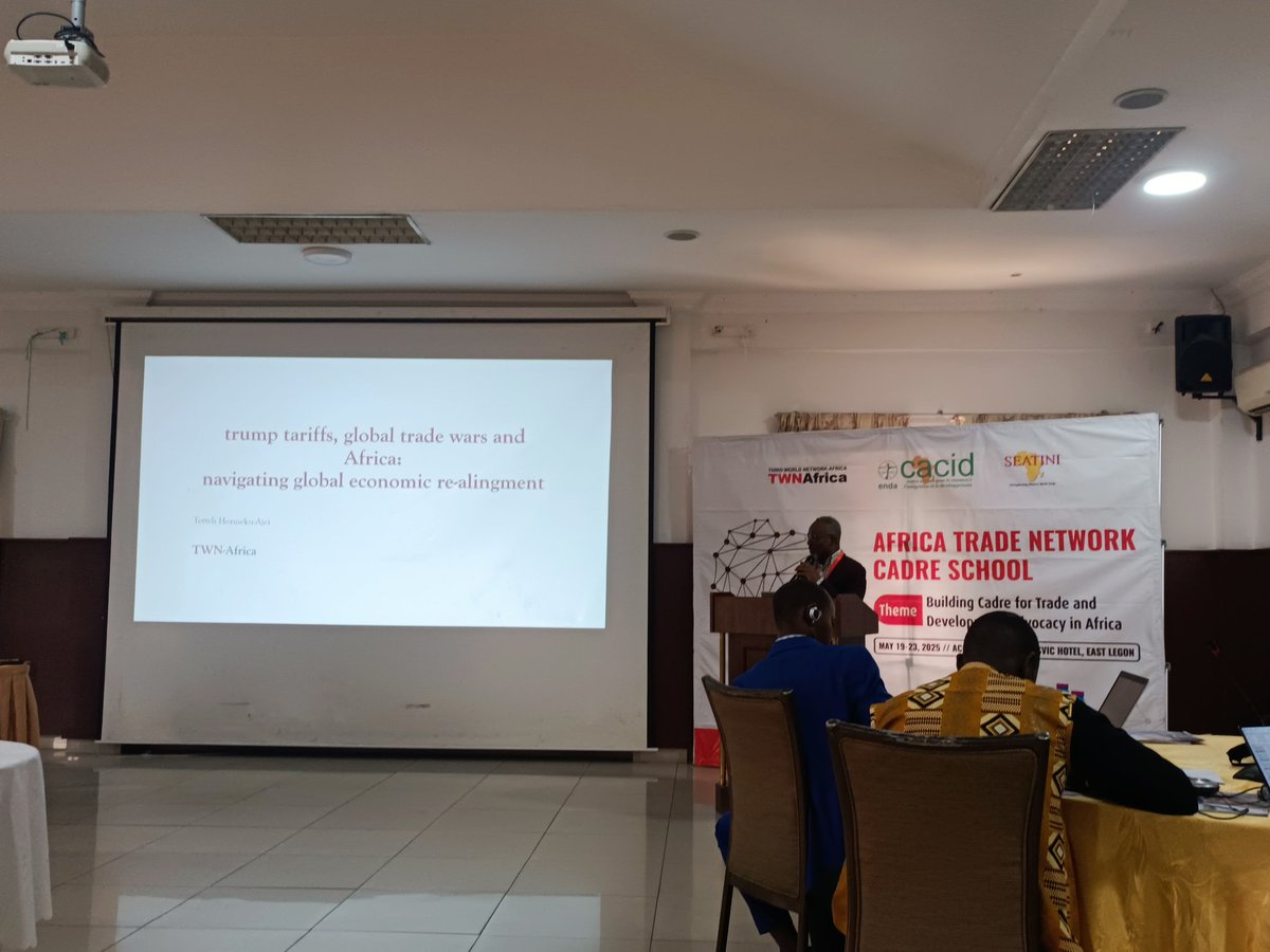 1er jour 
Présentation de l'impact des conséquences des initiatives Trump