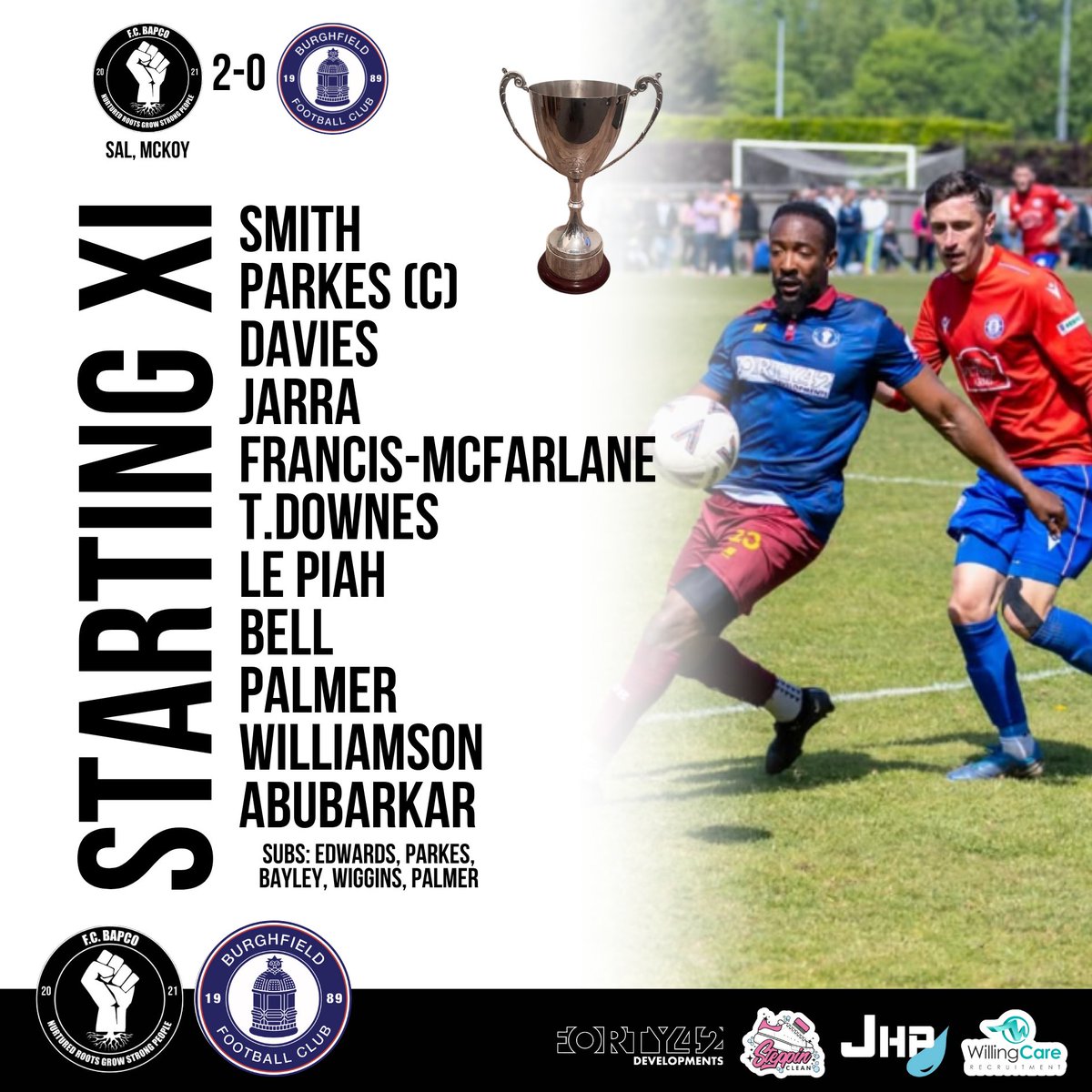 fcbapco's tweet image. 𝟒 𝐢𝐧 𝐚 𝐫𝐨𝐰 🏆🏆🏆🏆

Big players, big moments. A game that required us to win in order to claim our 4th league title in a row, the players showed up and delivered.

@fcbapco 2-0 @BurghfieldFC 
⚽ Sal, Mckoy
@RDGSundayLeague

#UPTHEBAPCO