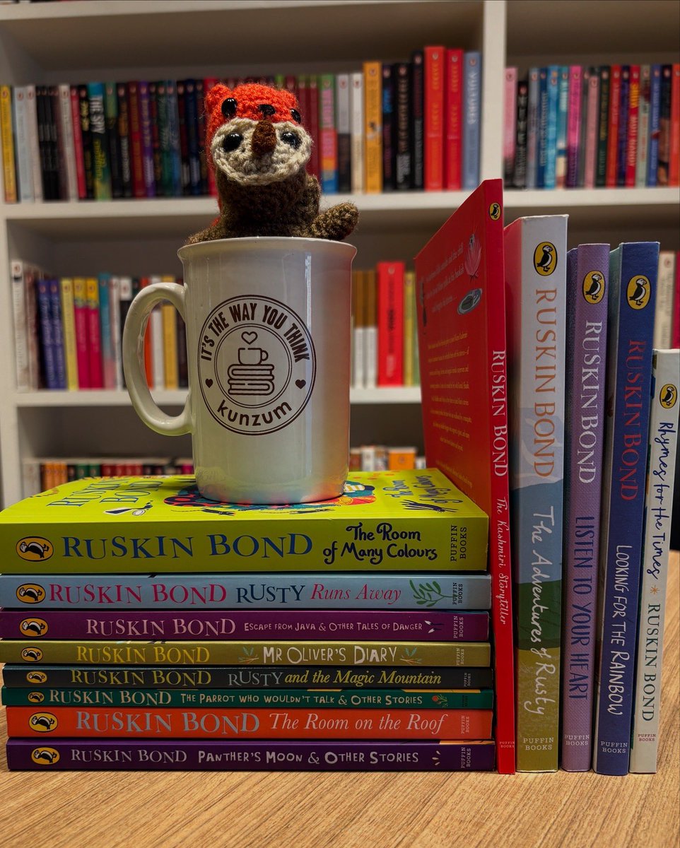 Happy Birthday to the legendary Ruskin Bond!
Today, we celebrate the man whose words have filled our shelves, and hearts, for decades.

From the hills of Mussoorie to the corners of childhood nostalgia, his stories continue to enchant readers of all ages.

Drop by to discover or