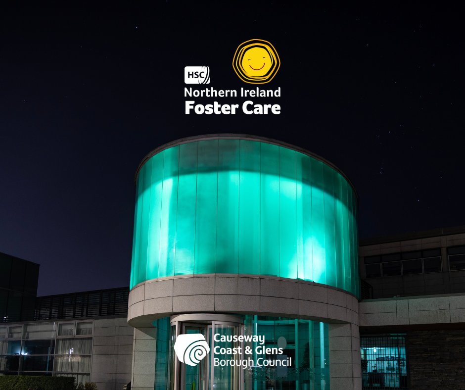Causeway Council (@causewaycouncil) on Twitter photo Council's Civic Headquarters, Cloonavin will light up turquoise this evening to mark Foster Care Fortnight. 💚
<a href="/HSCAdopt_Foster/">HSC NI Adoption & Foster Care</a> are the largest recruitment service for adoption and foster care in Northern Ireland.
Learn more: 👉 adoptionandfostercare.hscni.net Council's Civic Headquarters, Cloonavin will light up turquoise this evening to mark Foster Care Fortnight. 💚
<a href="/HSCAdopt_Foster/">HSC NI Adoption & Foster Care</a> are the largest recruitment service for adoption and foster care in Northern Ireland.
Learn more: 👉 adoptionandfostercare.hscni.net