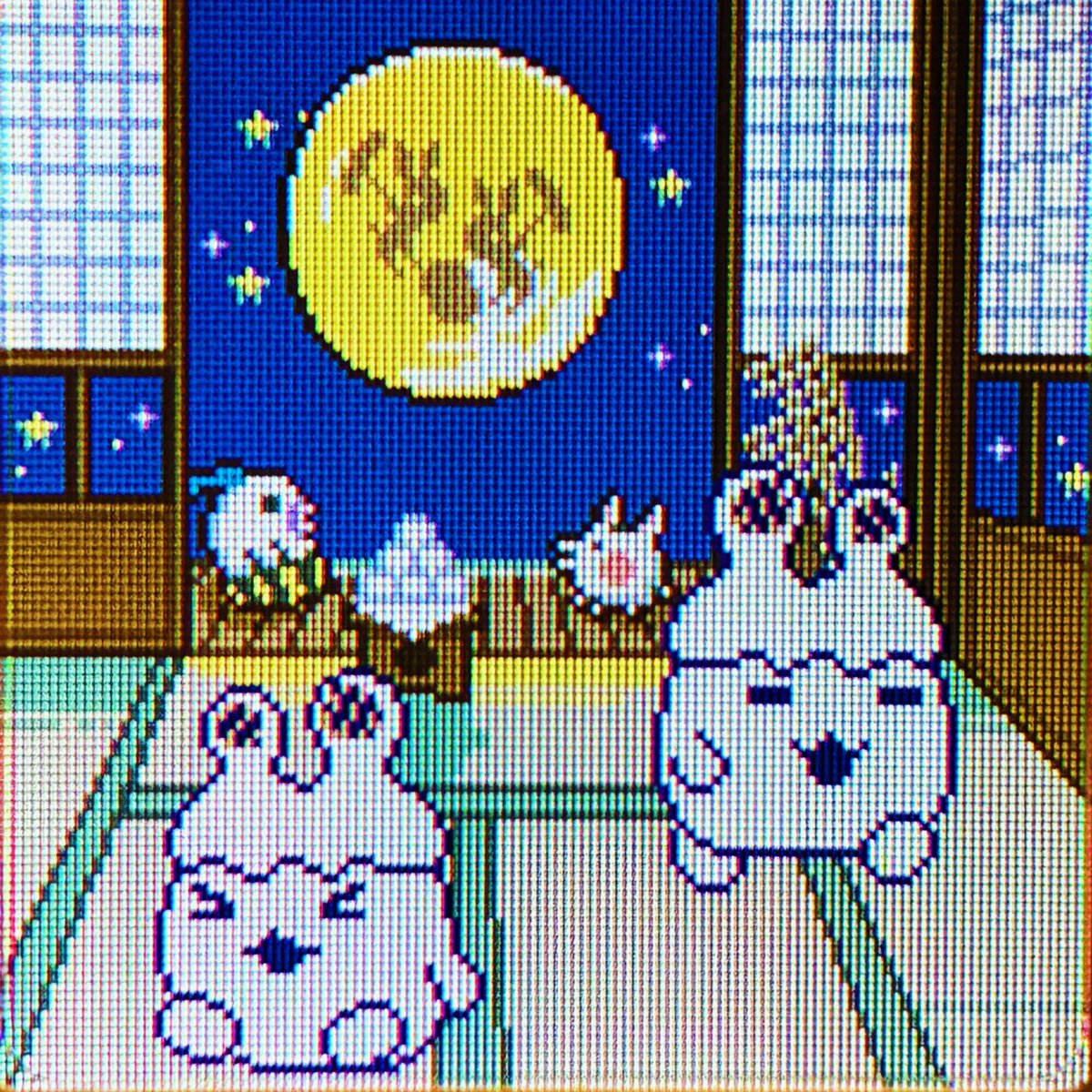 いつかTLで見たもちもちみみっち🐇🌕
再現してみたら可愛い(⩌⩊⩌)💛
#たまごっちみーつ