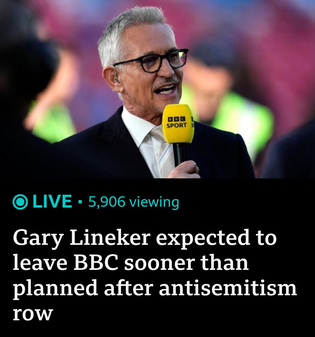 Mark Arby (@markarby) on Twitter photo If you speak out against Israel or support fairness for the Palestinian people, you will be hounded out of your job. They did it with Corbyn and now Gary Lineker is in their sights. If you speak out against Israel or support fairness for the Palestinian people, you will be hounded out of your job. They did it with Corbyn and now Gary Lineker is in their sights.