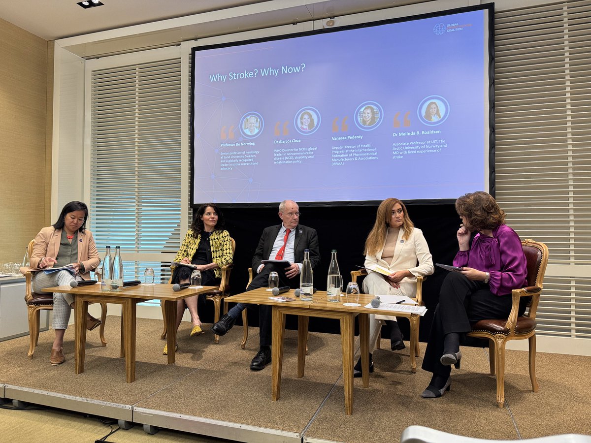 Kee Park (@keepark) on Twitter photo Powerful to hear the personal account of experiencing a #stroke from a physician survivor <a href="/MelindaRoaldsen/">Melinda B. Roaldsen</a> at the #WHA78 side event. “My country had my back. Everything to treat stroke was in place”
<a href="/AlarcosC/">Alarcos Cieza</a> <a href="/svinsociety/">SVIN</a> <a href="/draliazizsultan/">Ali Sultan</a> <a href="/HarvardPGSSC/">Harvard Global Surgery</a> <a href="/WorldStrokeOrg/">World Stroke Org</a> Powerful to hear the personal account of experiencing a #stroke from a physician survivor <a href="/MelindaRoaldsen/">Melinda B. Roaldsen</a> at the #WHA78 side event. “My country had my back. Everything to treat stroke was in place”
<a href="/AlarcosC/">Alarcos Cieza</a> <a href="/svinsociety/">SVIN</a> <a href="/draliazizsultan/">Ali Sultan</a> <a href="/HarvardPGSSC/">Harvard Global Surgery</a> <a href="/WorldStrokeOrg/">World Stroke Org</a>