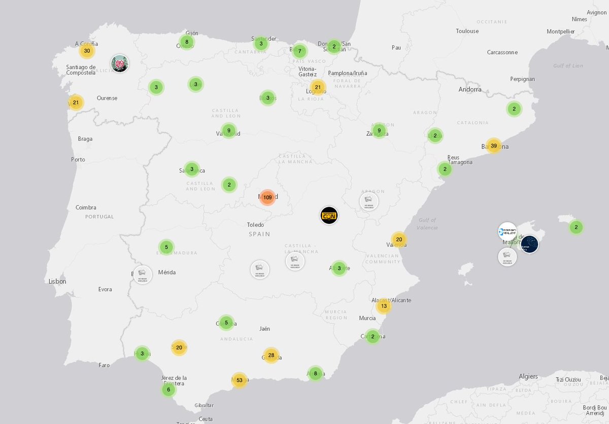 ComBuilders_ES's tweet image. ¿Sabes cómo están distribuidas estas +300 comunidades tecnológicas en España? Hoy hemos actualizado el repo añadiendo un mapa interactivo: github.com/ComBuildersES/…
Como todo lo que hacemos, los datos son open data y el código bajo Apache v2, ¿nos ayudáis a difundirlo&mejorarlo?
