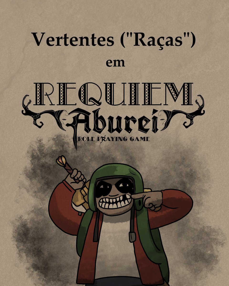 AbureiRPG's tweet photo. Conheça as vertentes de Requiem Aburei RPG, que são os diferentes caminhos que a humanidade tomou após as grandes Heresias do passado.
Cada uma tem o seu potencial, história e pecado.

#requiemabureirpg #aburei #abureirpg #rpg #rpgdemesa  #shen #arte #rpgbr #darkfantasy #hq https://t.co/YKueA759Io