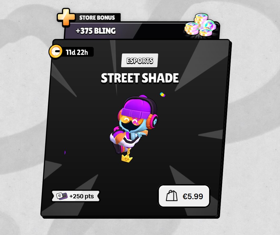 Buy new shade skin pls😃

store.supercell.com/brawlstars?utm…