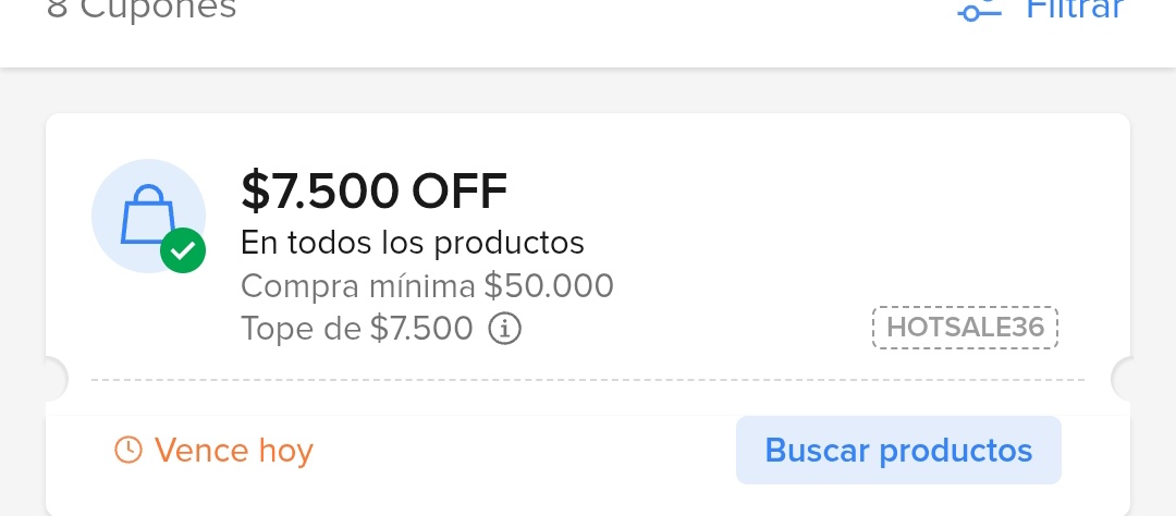 Cupon Mercado Libre de 7500: HOTSALE36