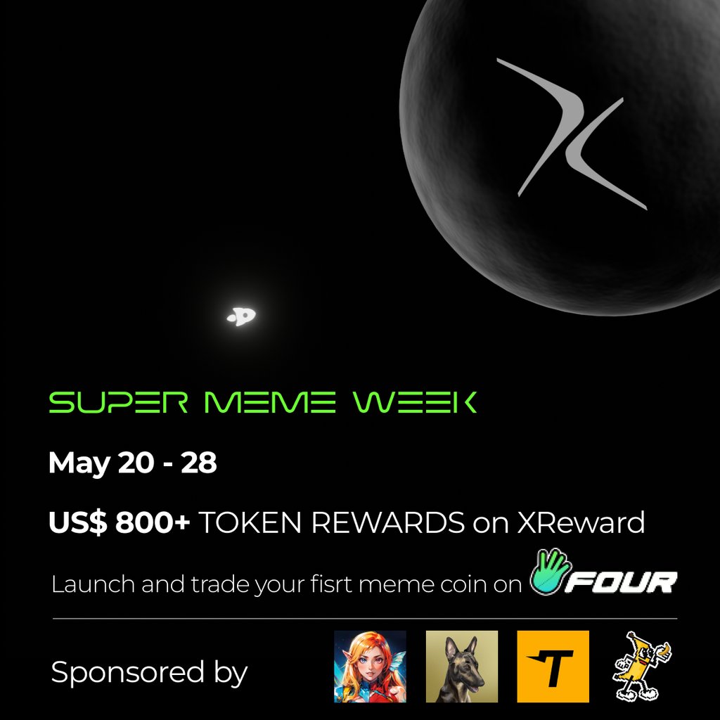XSTAR (@xstar_id) on Twitter photo 🎉 Super Meme Week is LIVE on XSTAR with $800 in Token Rewards!
Co-hosted by <a href="/fourmeme/">💋💞fourmeme🍊😘😚</a> & powered by 4 of BNB Chain’s trending memecoins:
<a href="/genius_sirenBSC/">siren</a> $SIREN
@bananas31_bsc $Banana
<a href="/FirstBroccoli/">Broccoli - CTO</a> $Broccoli (F3B)
<a href="/tutorialtoken/">Tutorial</a> $TUT
$800 token loot on XReward ➜ 🎉 Super Meme Week is LIVE on XSTAR with $800 in Token Rewards!
Co-hosted by <a href="/fourmeme/">💋💞fourmeme🍊😘😚</a> & powered by 4 of BNB Chain’s trending memecoins:
<a href="/genius_sirenBSC/">siren</a> $SIREN
@bananas31_bsc $Banana
<a href="/FirstBroccoli/">Broccoli - CTO</a> $Broccoli (F3B)
<a href="/tutorialtoken/">Tutorial</a> $TUT
$800 token loot on XReward ➜