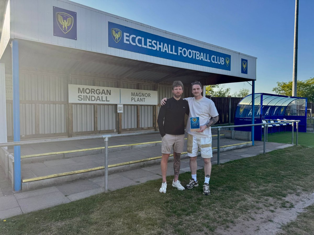 Supporters player of the Season.

Joe Minshall