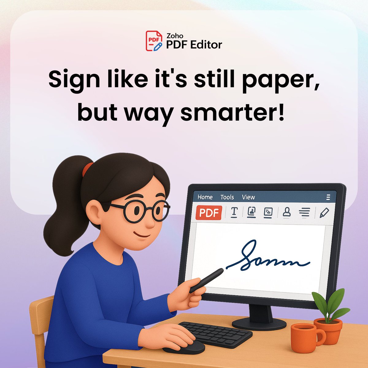 Zoho PDF editor (@zohopdfeditor) on Twitter photo Whether your PDF is typed, scanned, or scribbled in with flair, #zohopdfeditor lets you insert your wet signature with ease. ๐ Upload a scanned signature, type it out, or pull it up from <a href="/ZohoSign/">Zoho Sign</a>. Try it today ๐ zurl.co/Mz4kE
<a href="/ZohoWriter/">Zoho Writer</a> <a href="/ZohoWorkDrive/">Zoho WorkDrive</a> Whether your PDF is typed, scanned, or scribbled in with flair, #zohopdfeditor lets you insert your wet signature with ease. ๐ Upload a scanned signature, type it out, or pull it up from <a href="/ZohoSign/">Zoho Sign</a>. Try it today ๐ zurl.co/Mz4kE
<a href="/ZohoWriter/">Zoho Writer</a> <a href="/ZohoWorkDrive/">Zoho WorkDrive</a>