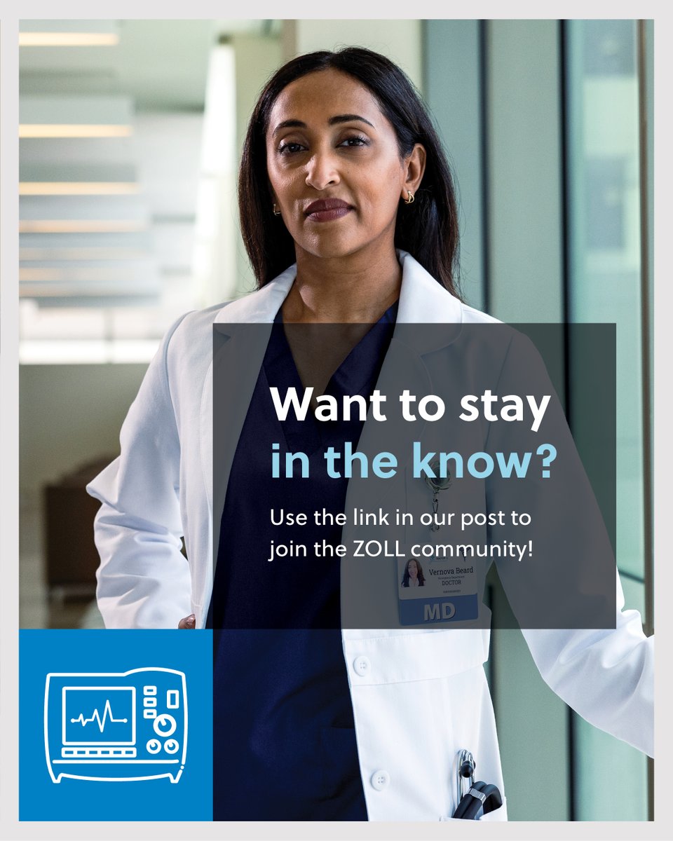 Elevating critical care capabilities. 

Contact your local ZOLL® representative or visit our website to discover the latest technology our defibrillator/monitors can offer you: hubs.ly/Q03k7QVy0

And join the ZOLL® community to stay in the know: hubs.ly/Q03k7ZPc0