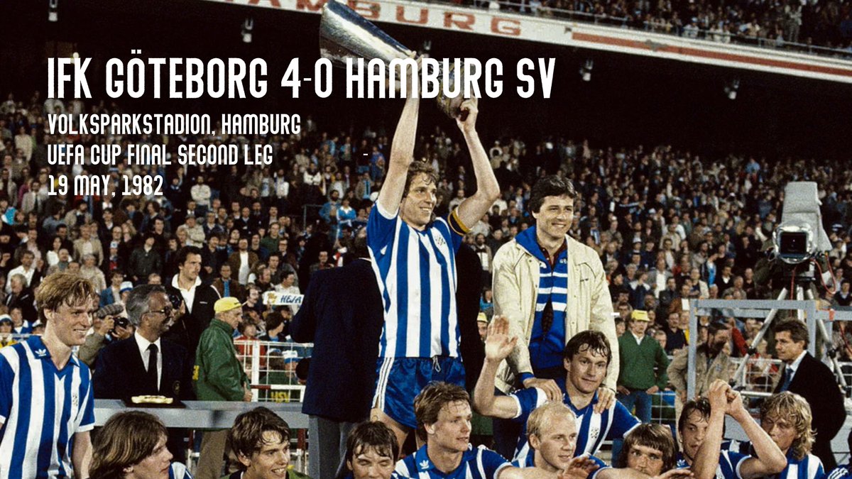 On this day in 1982, IFK Göteborg made history.

They becmae the first Swedish and Nordic club to win a major European trophy, a record which still stands today.

It wasn't just a lucky break either. They repeated the feat in 1987. It was their golden era.

Football heritage.