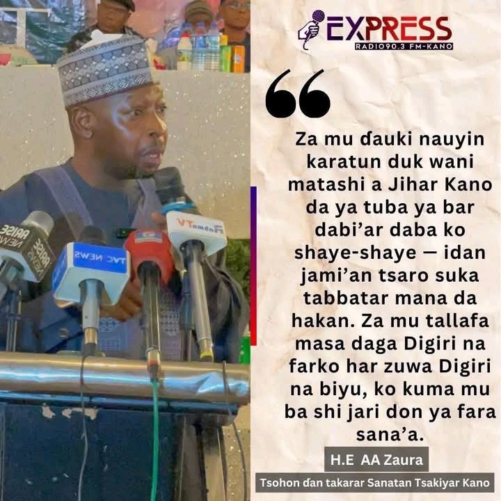 SaleUkashatu's tweet photo. "We will sponsor the education of any youth in Kano State who repents and abandons gang or drug addiction — if security officials confirm it to us. We will support him from his first degree to his second degree, or give him capital to start a business."

-- H.E Abdussalam Abdulka https://t.co/i3rsxubadF