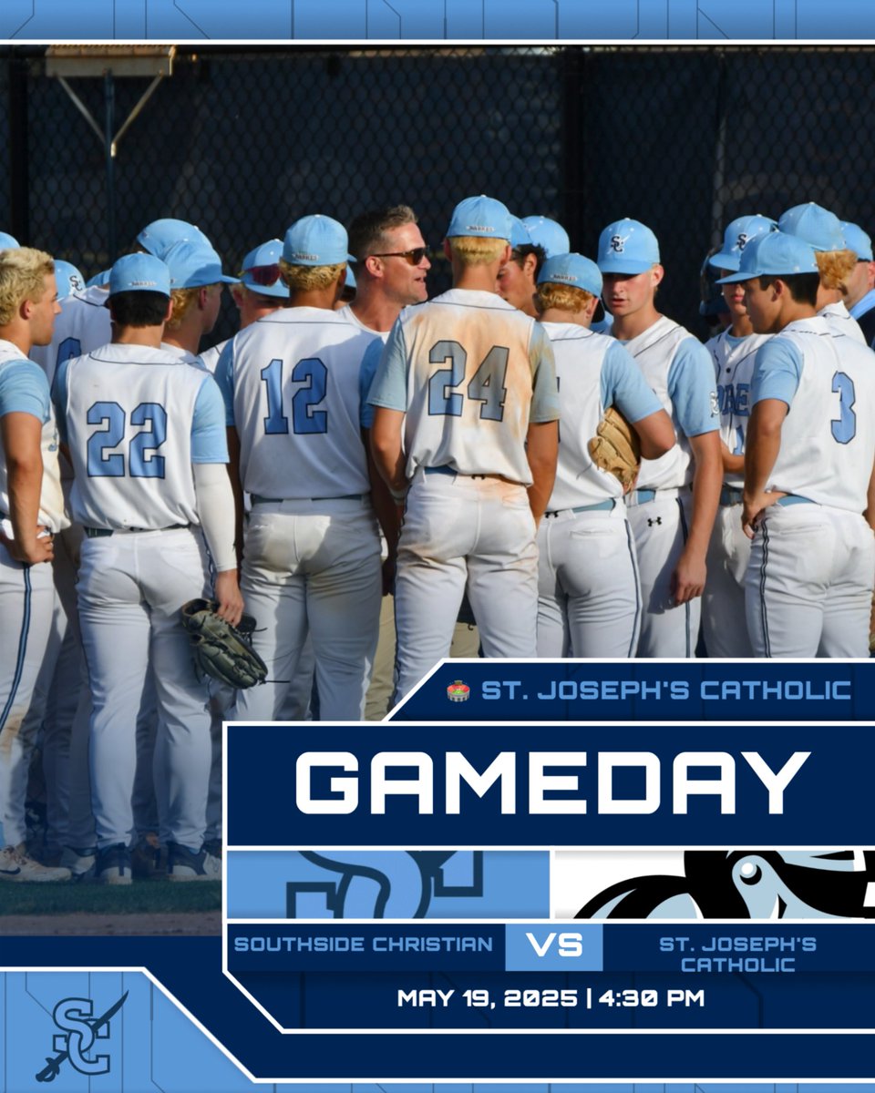 The #SabreBoys travel to Greenville to take on St. Joseph's Catholic in an Upper State semifinal matchup.

📅 May 19th
⏰ 4:30 PM
🏟️ St. Joseph's Catholic School
📍 100 St Joseph S Dr, Greenville, SC 29607